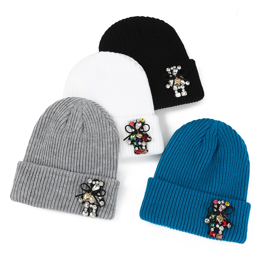 Beanie Cuffed Knit - Women Winter Knit Beanie Hat Cute