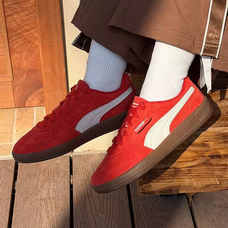 New PUMA Palermo Red Suede Sne - Puma Shoes Suede Classic recension och pris