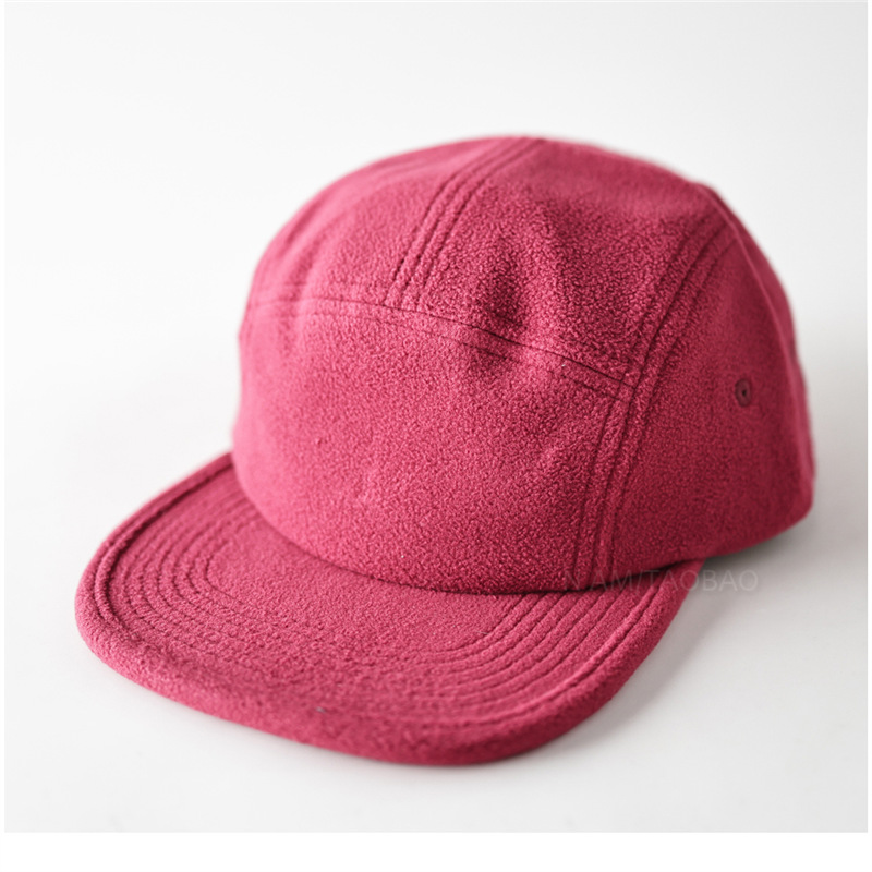 Autumn and Winter New Solid Co - Corduroy Cap 5 Panel recension och pris
