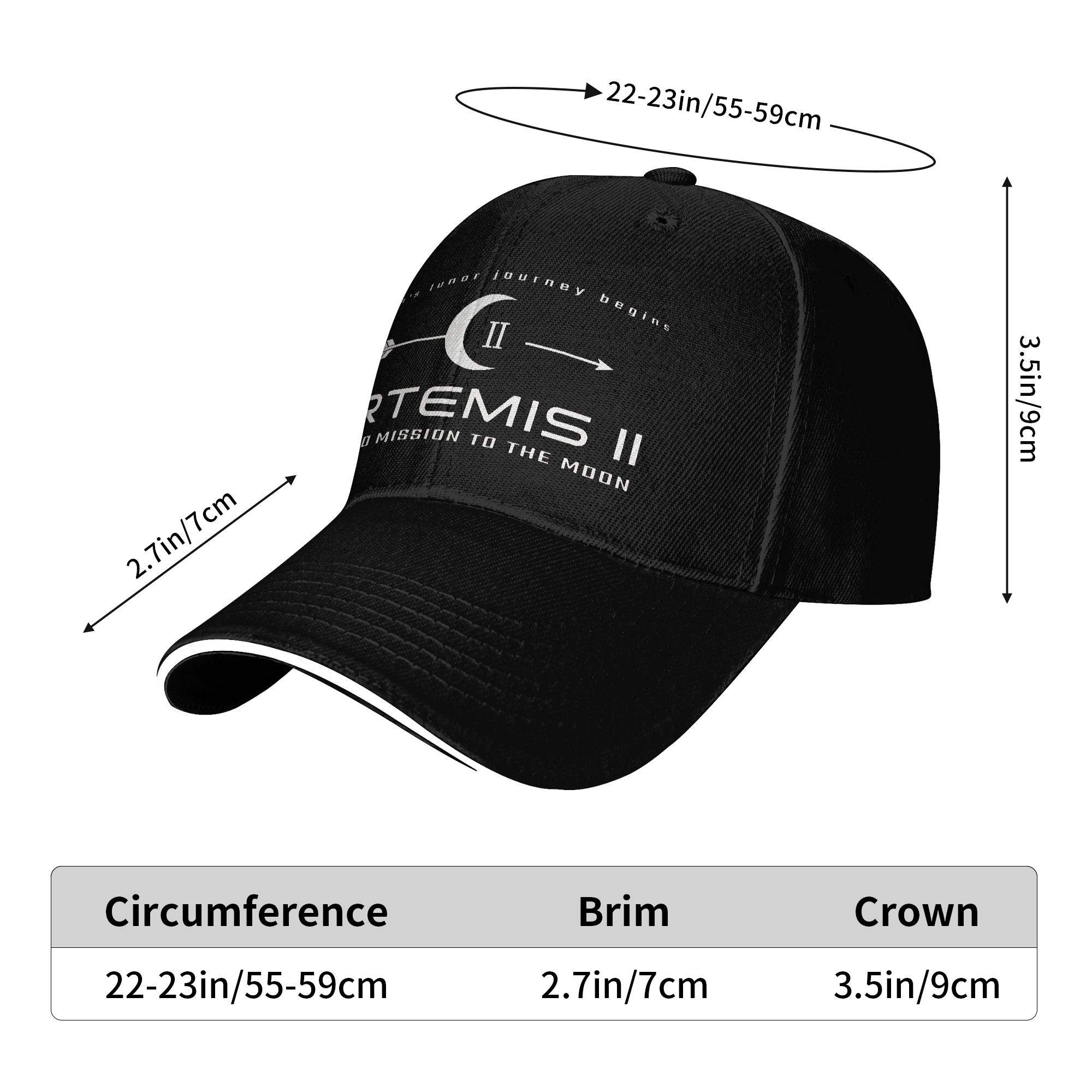 Artemis II Mission To The Moon - Golf Cap Dad recension och pris