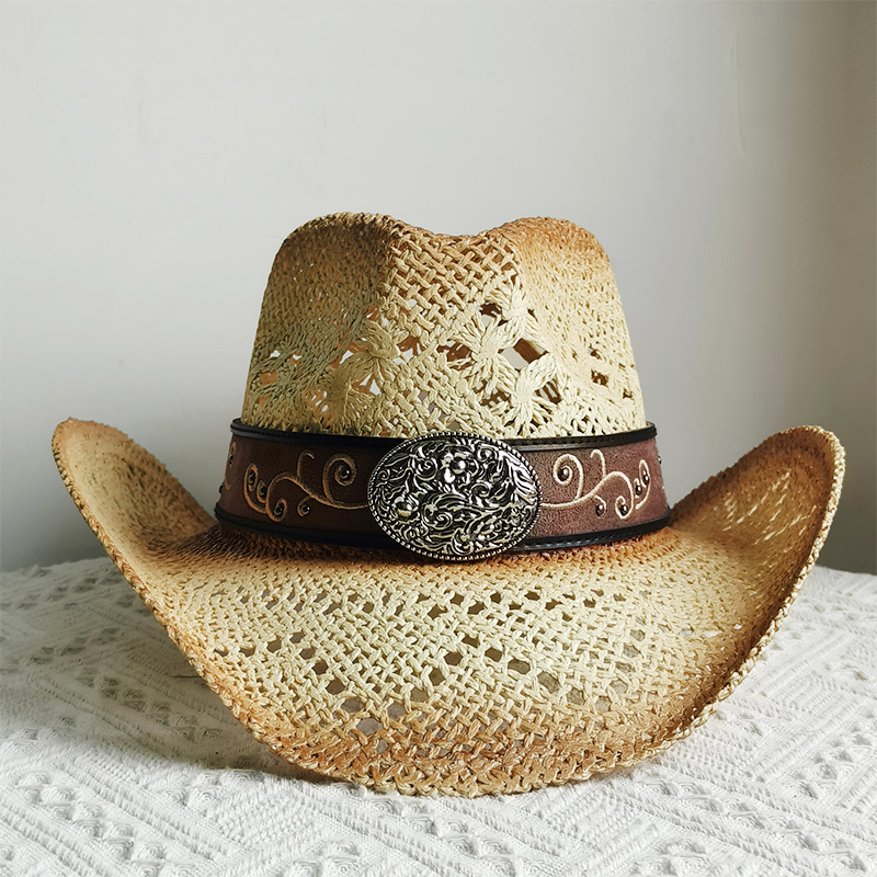 new Men Cowboy Straw hat women - Cowboy Hat Straw recension och pris
