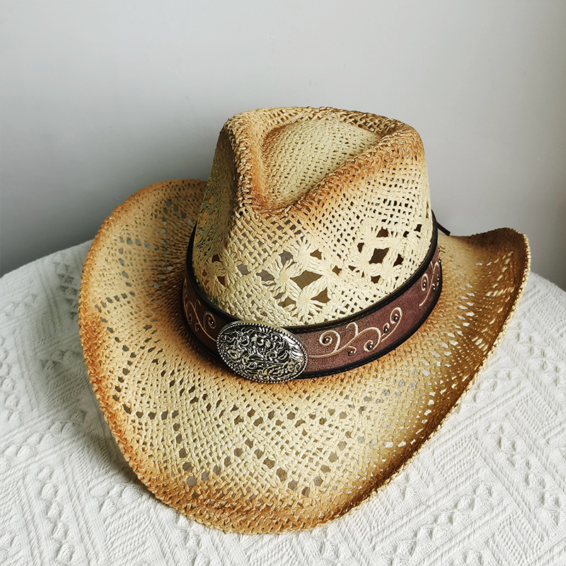 new Men Cowboy Straw hat women - Cowboy Hat Straw recension och pris