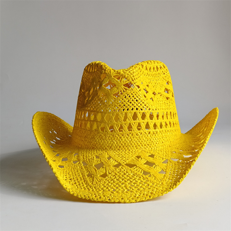 Women's hats cowboy hat retro  - Cowboy Hat Straw recension och pris