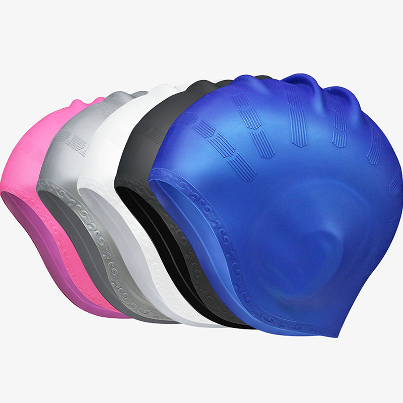 【F】Adults High Elastic Swimmin - Swim Hat Silicone recension och pris