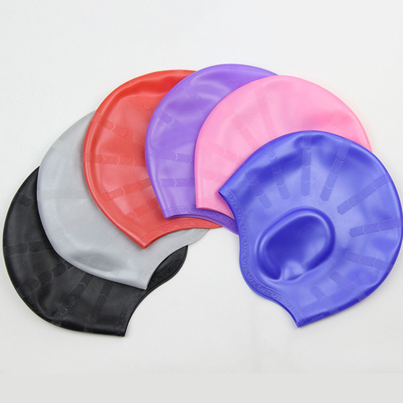 【F】Adults High Elastic Swimmin - Swim Hat Silicone recension och pris