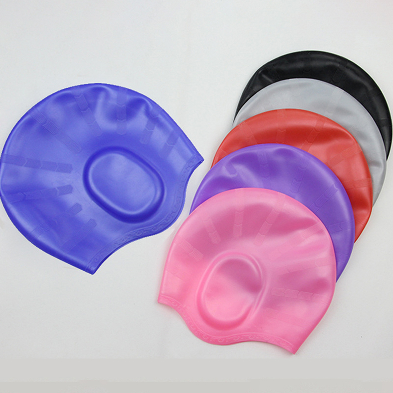 【F】Adults High Elastic Swimmin - Swim Hat Silicone recension och pris