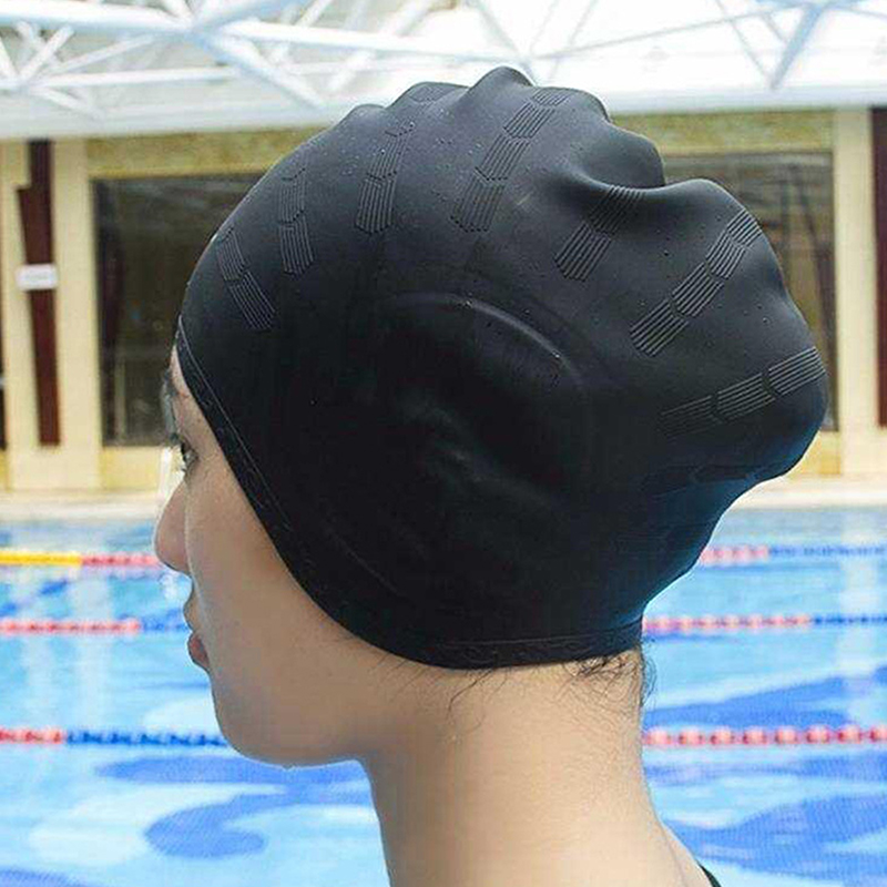 【F】Adults High Elastic Swimmin - Swim Hat Silicone recension och pris