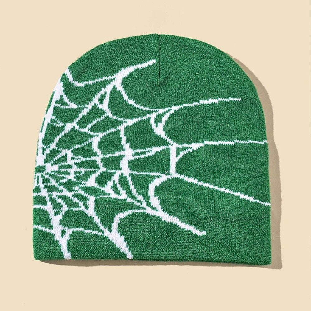 Hip-hop Soft Spider Web Patter - Beanie Cuffed Knit recension och pris