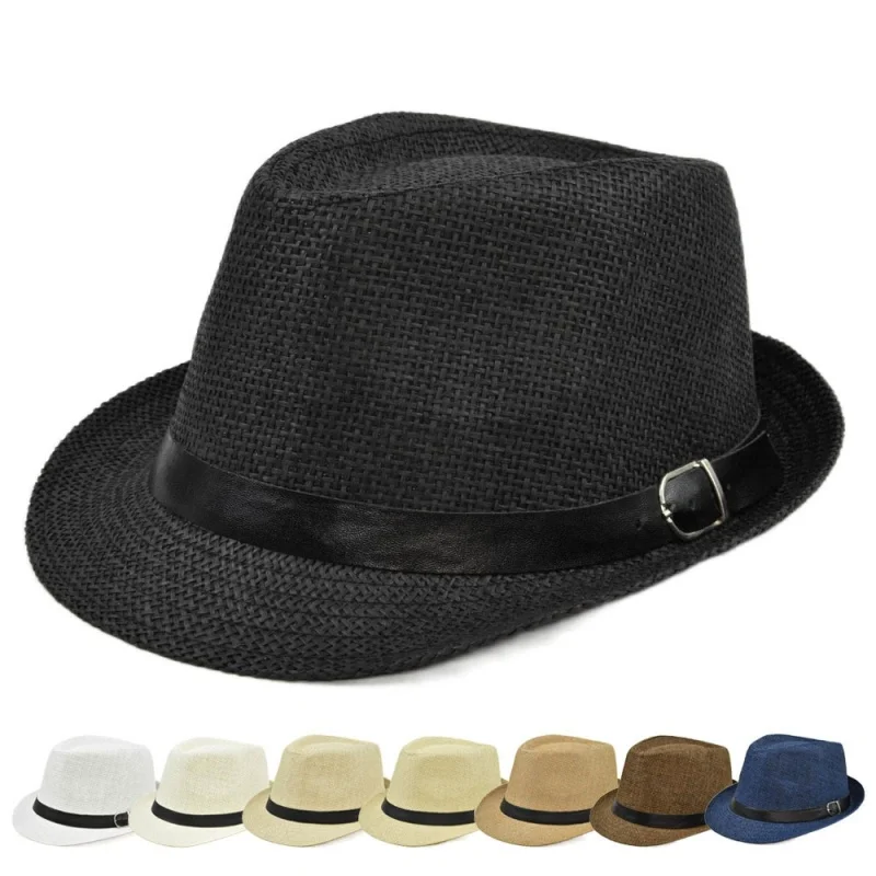 Fashion Simple Beach Sun Cap S - Cowboy Hat Straw recension och pris