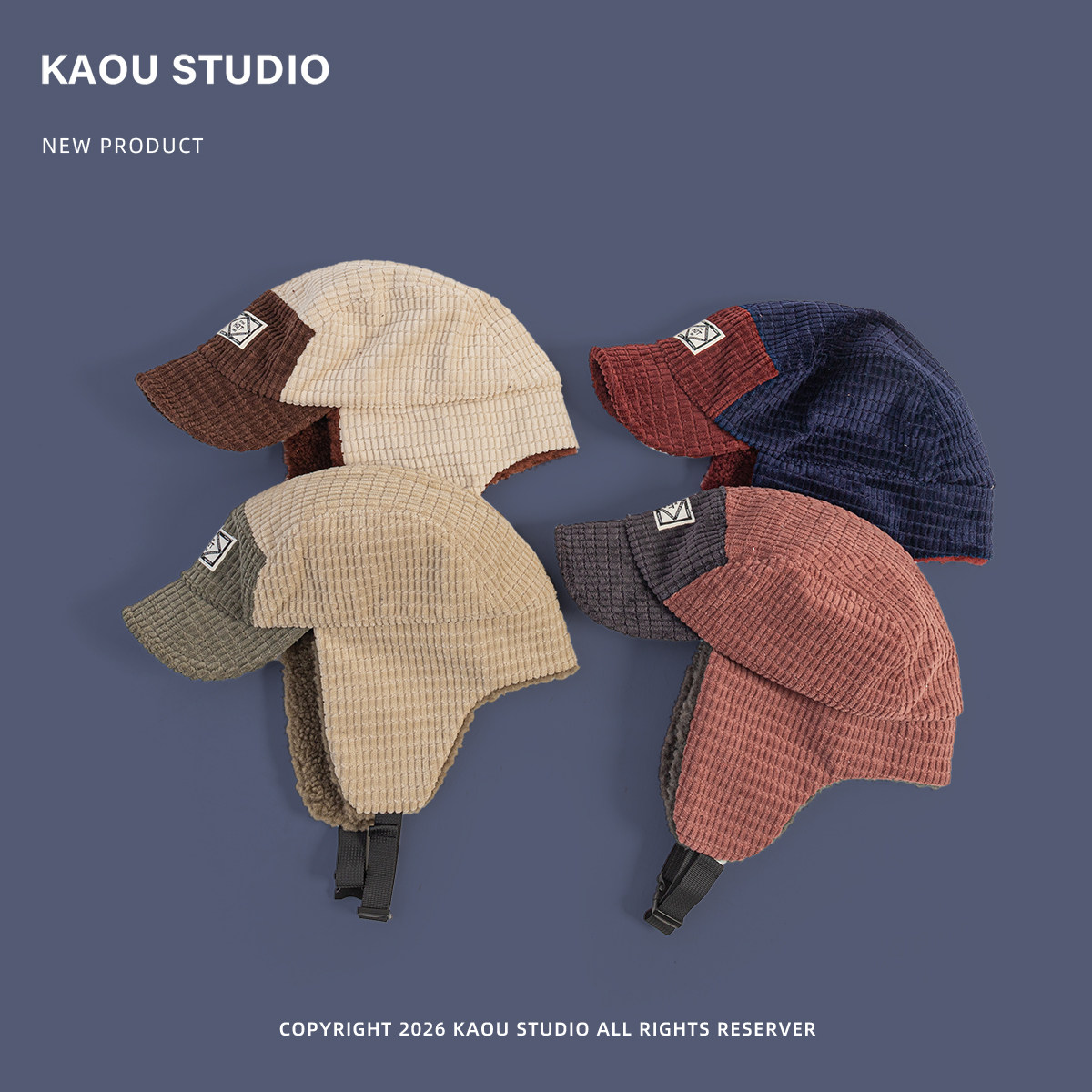 Korean Waffle Corduroy Vintage - Corduroy Cap 5 Panel recension och pris
