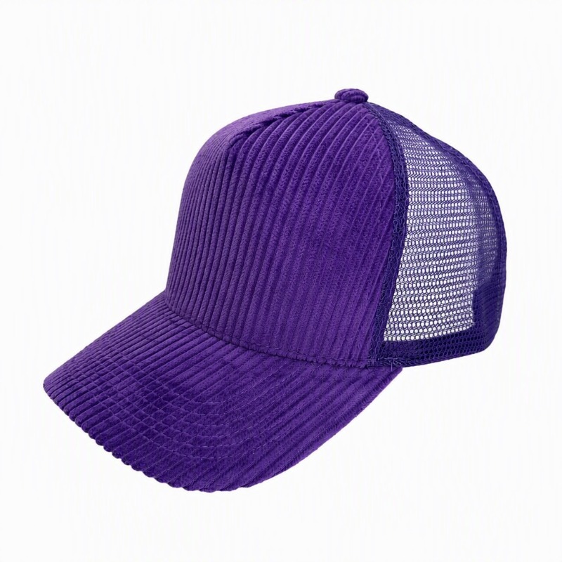 Customized Embroidered Logo 5- - Corduroy Cap 5 Panel recension och pris