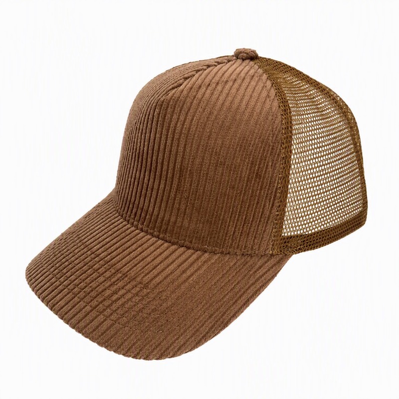 Customized Embroidered Logo 5- - Corduroy Cap 5 Panel recension och pris