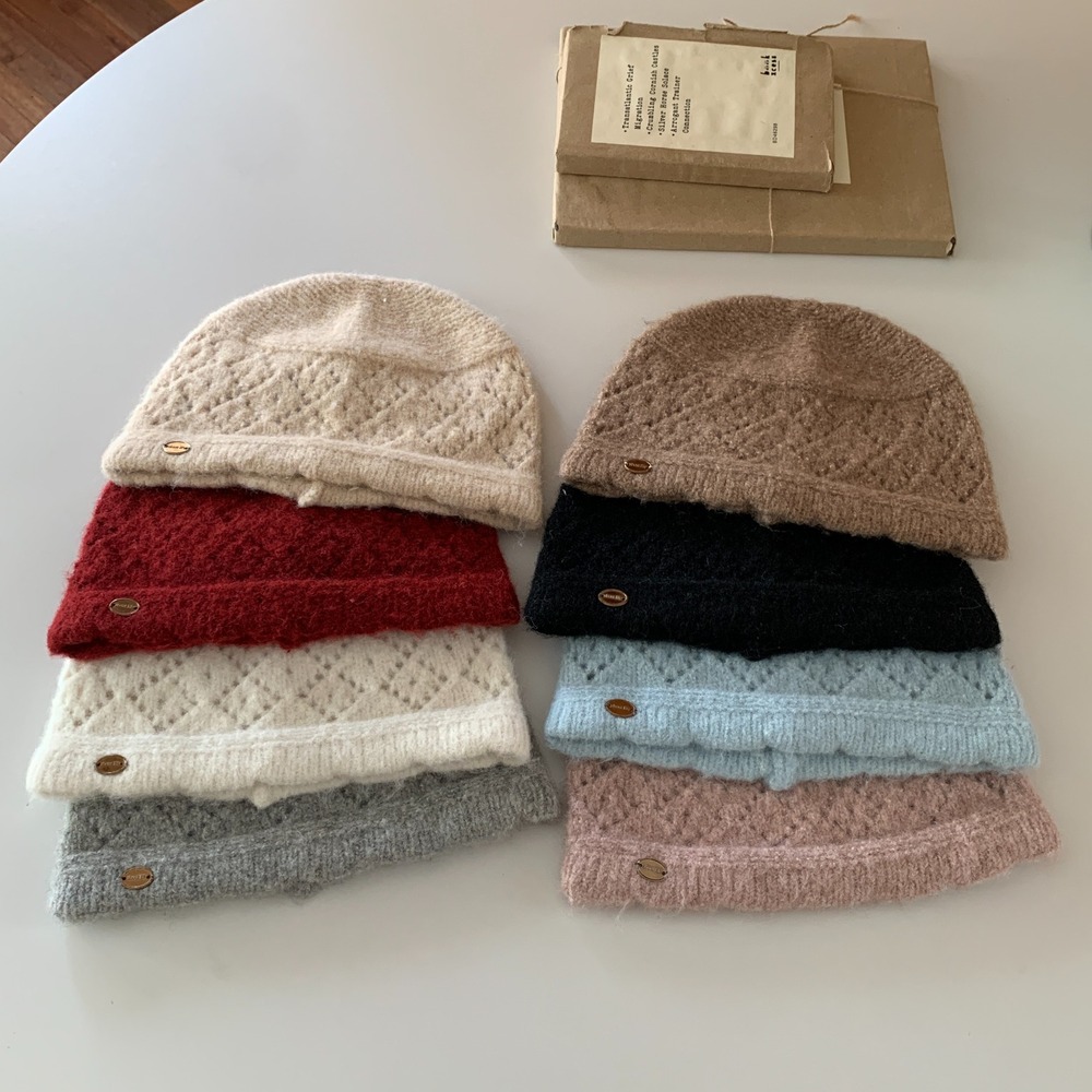 Women Fuzzy Knit Beanie Hat Di - Beanie Cuffed Knit recension och pris